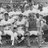 Still of Charlie Sheen, Tom Berenger, Wesley Snipes, Corbin Bernsen, James Gammon, Dennis Haysbert and Chelcie Ross in Major League