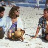 Still of Andrew McCarthy, Jonathan Silverman and Catherine Mary Stewart in Weekend at Bernie's